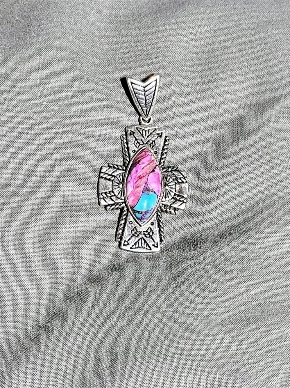 BBJ Sterling Silver Cross Pendant